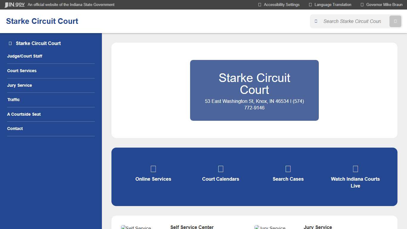 Starke Circuit Court: Home