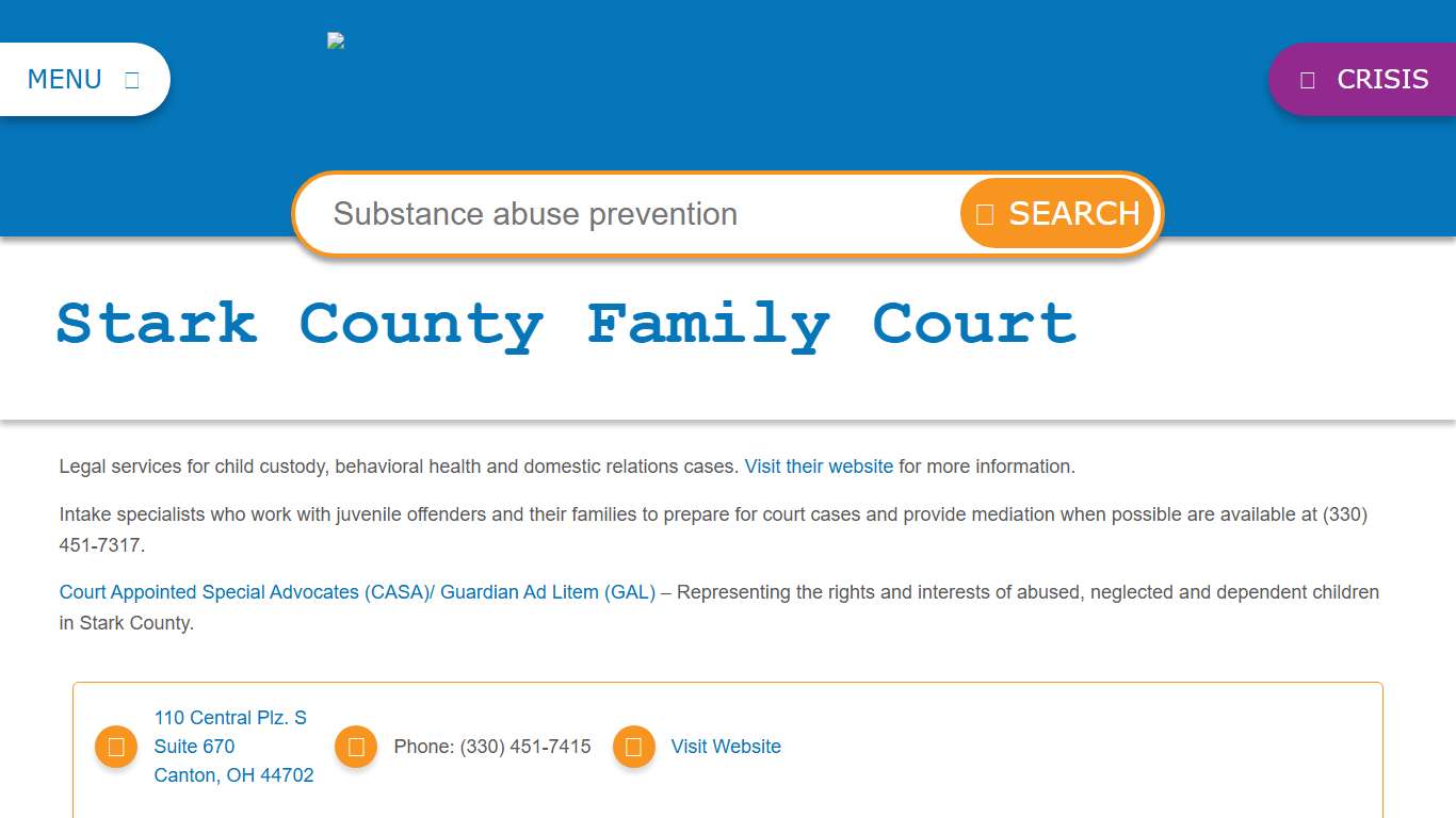 Stark County Family Court - StarkHelpCentral.com
